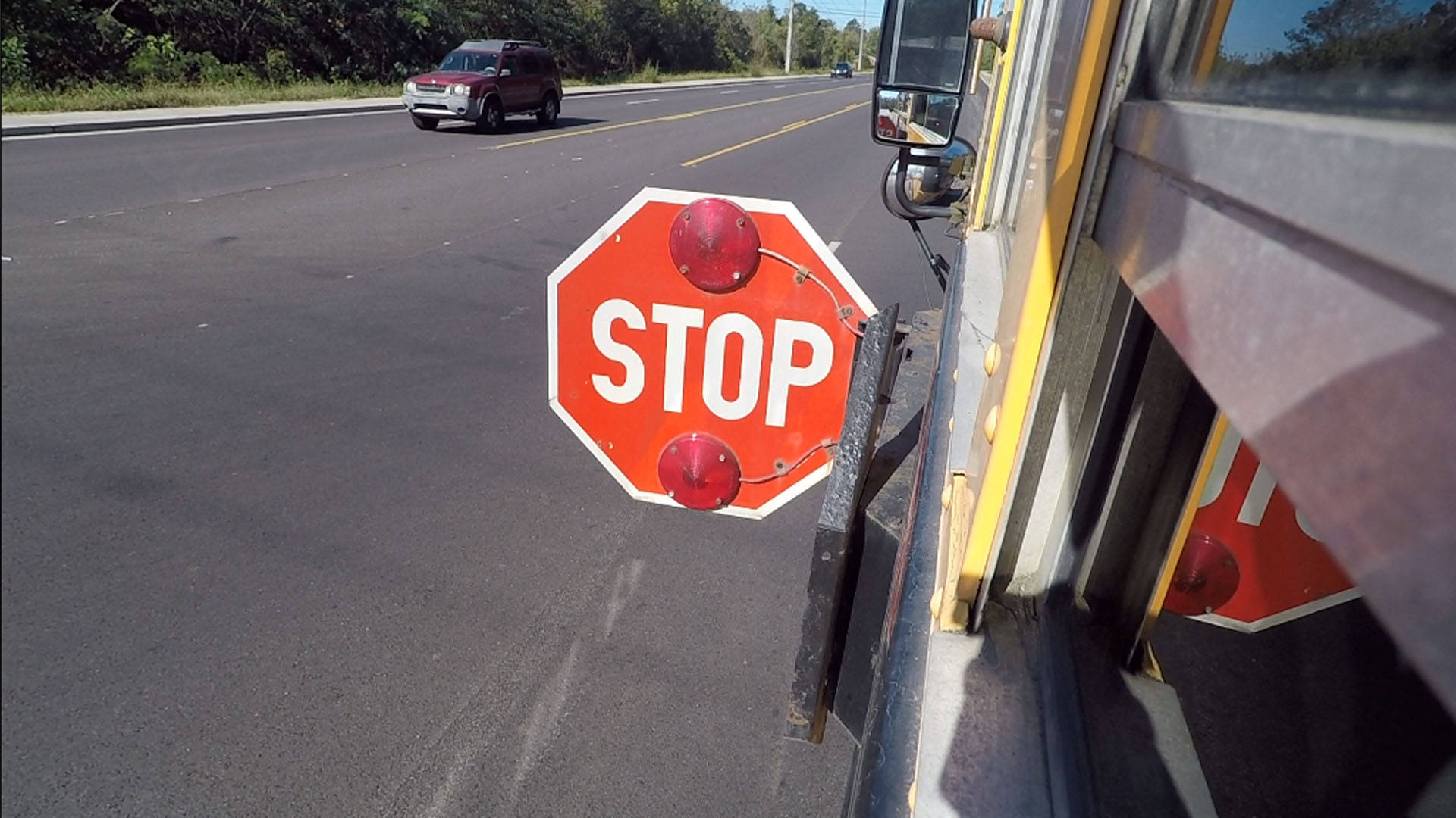 A school bus is pictured in a file photo. 